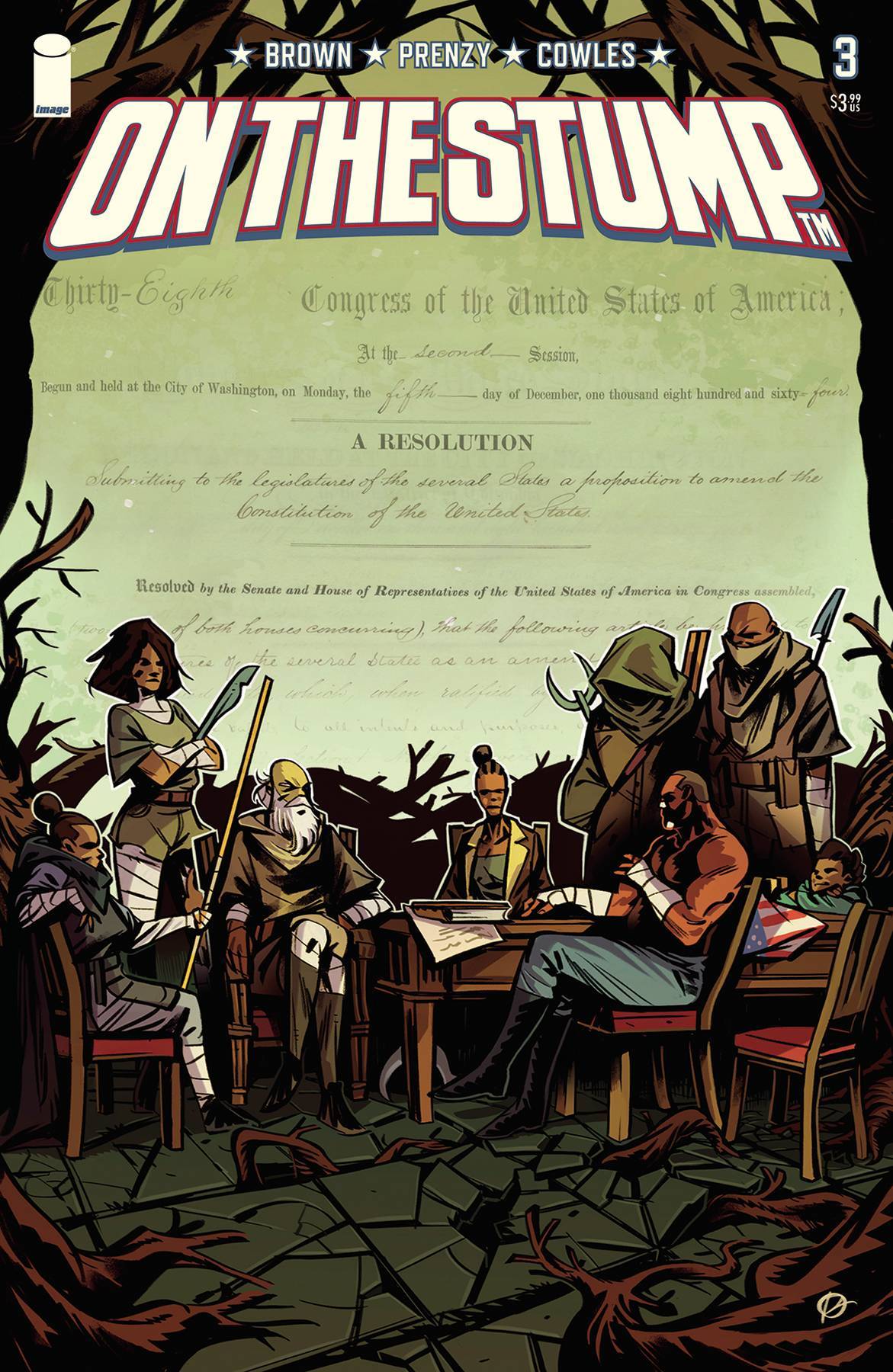 ON THE STUMP #3 CVR A PRENZY (MR) - Comicbookeroo