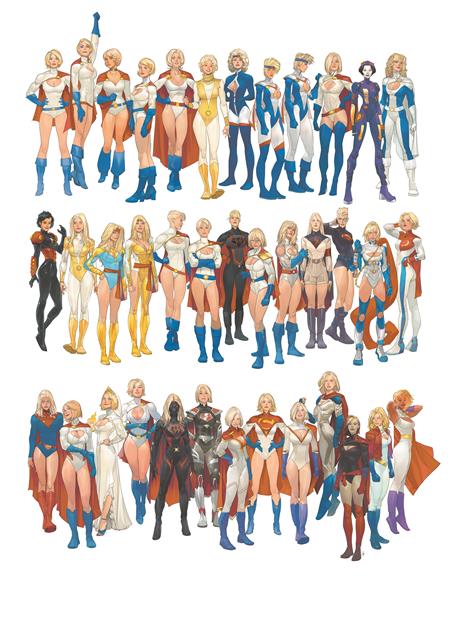 POWER GIRL #1 CVR F INC 1:25 OTTO SCHMIDT CARD STOCK VAR - Comicbookeroo