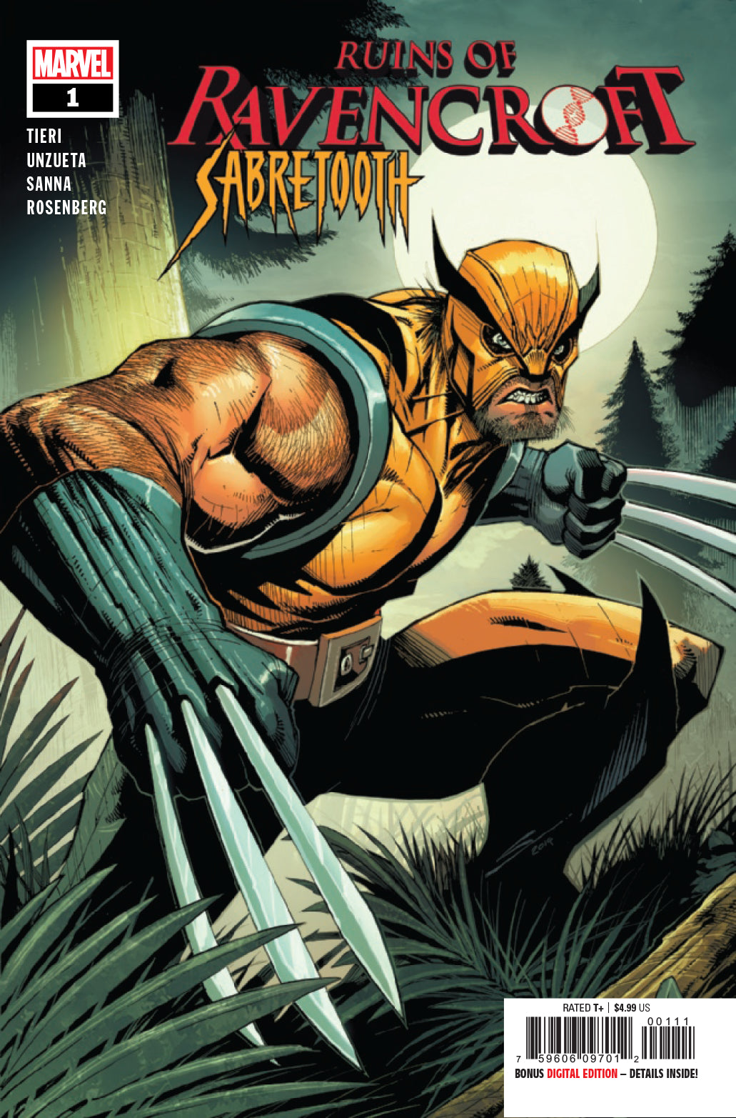 RUINS OF RAVENCROFT SABRETOOTH #1 - Comicbookeroo