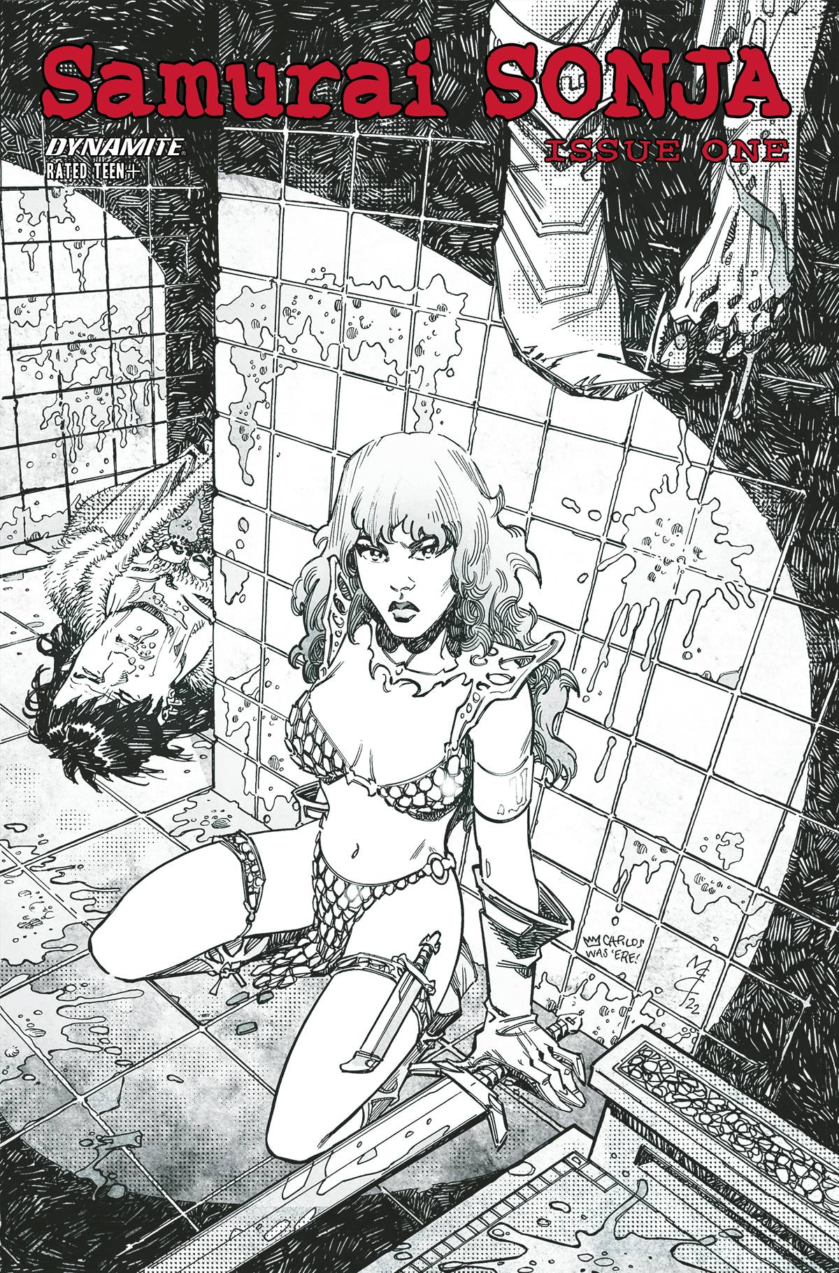 SAMURAI SONJA #1 CVR U 1:10 FOC INCV BOYS HOMAGE MCCREA B - Comicbookeroo