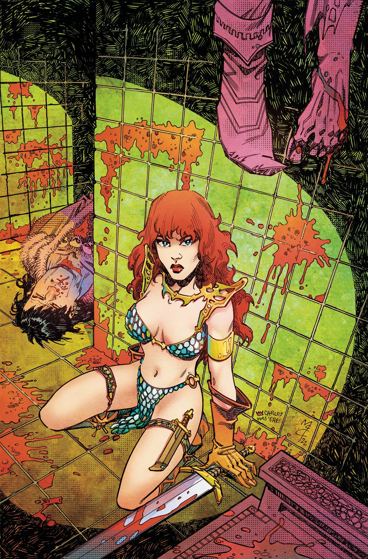SAMURAI SONJA #1 CVR X 1:10 FOC INCV BOYS HOMAGE MCCREA VAR - Comicbookeroo