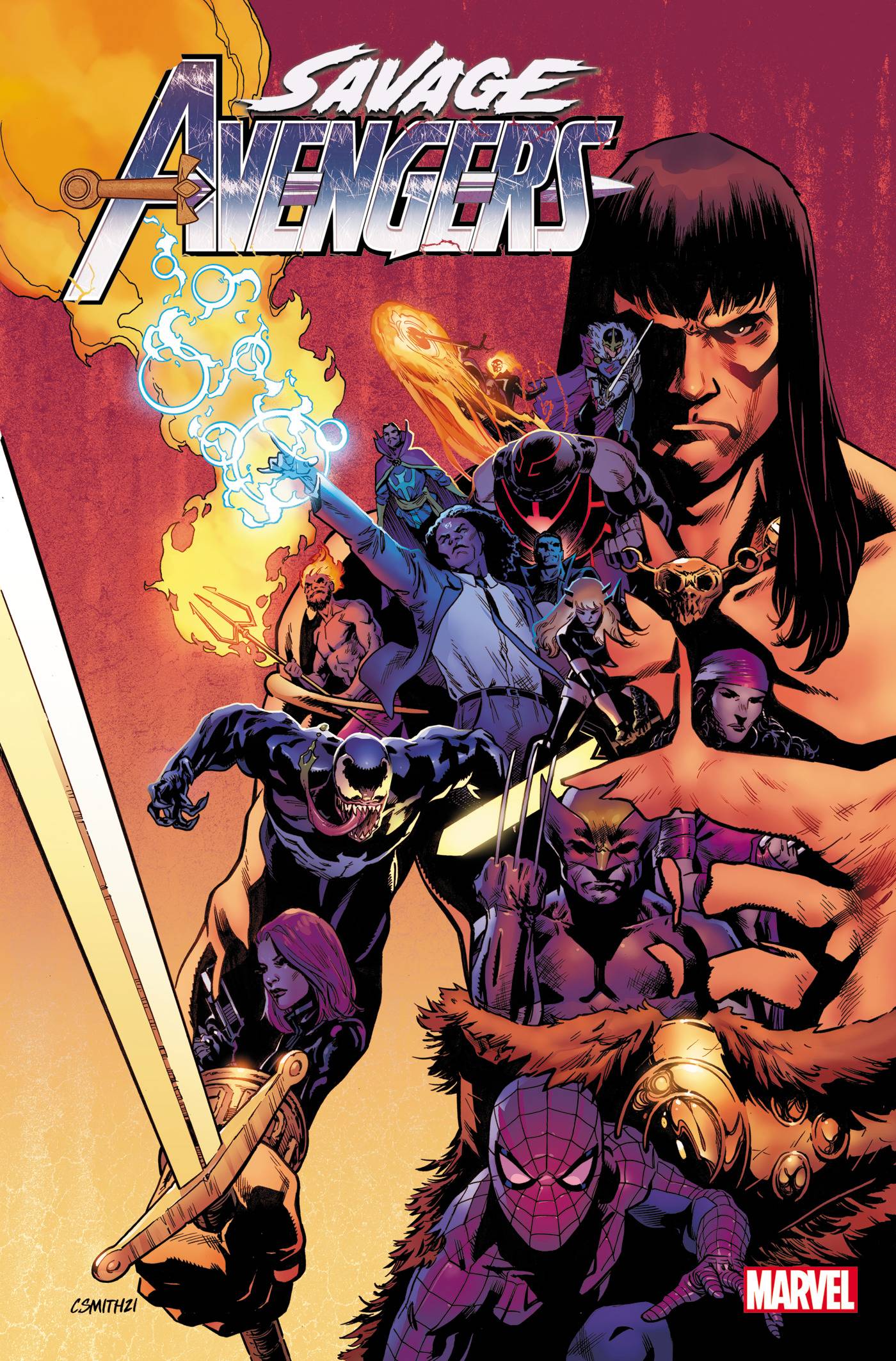 SAVAGE AVENGERS (2019) #25 SMITH VAR - Comicbookeroo