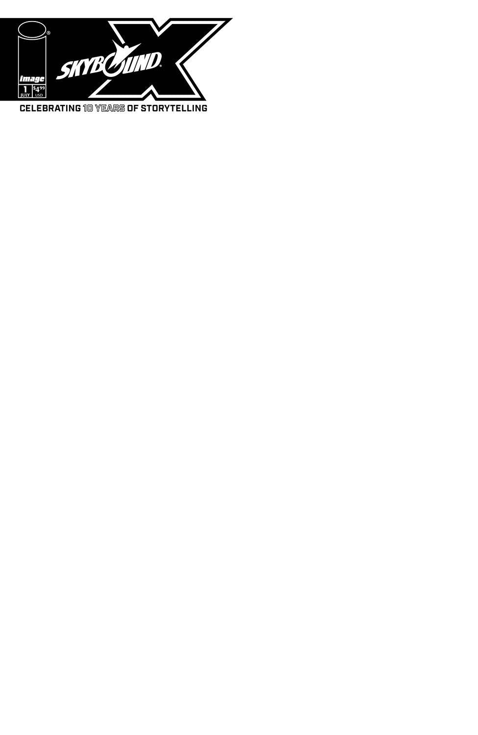 SKYBOUND X #1 CVR E BLANK SKETCH CVR (MR) - Comicbookeroo