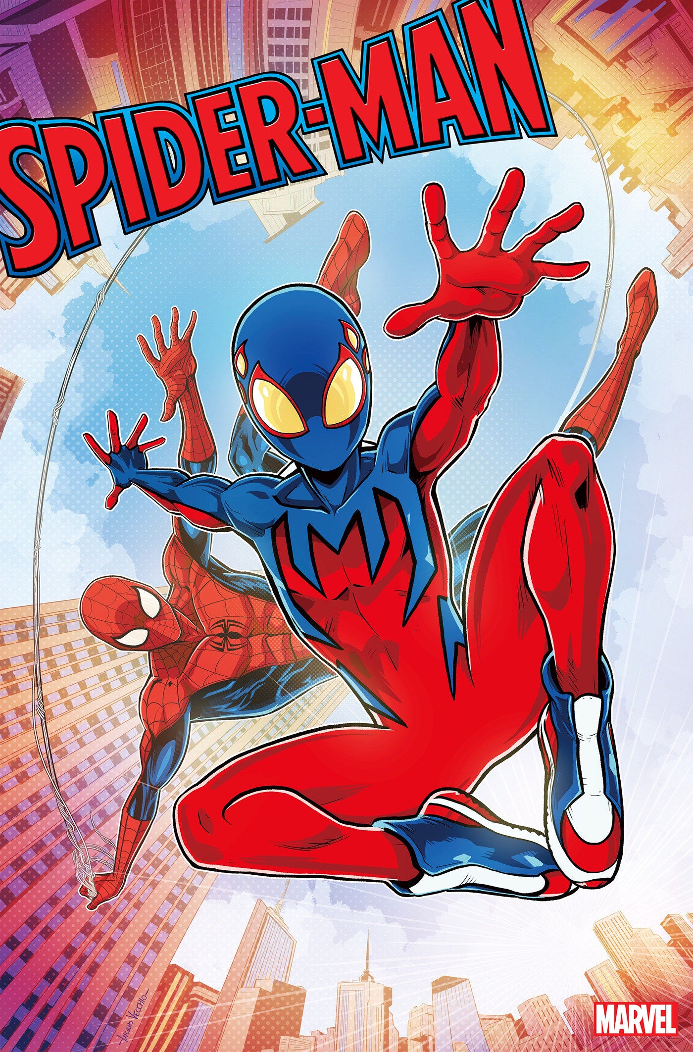 SPIDER-MAN #7 2ND PTG VAR VECCHIO - Comicbookeroo