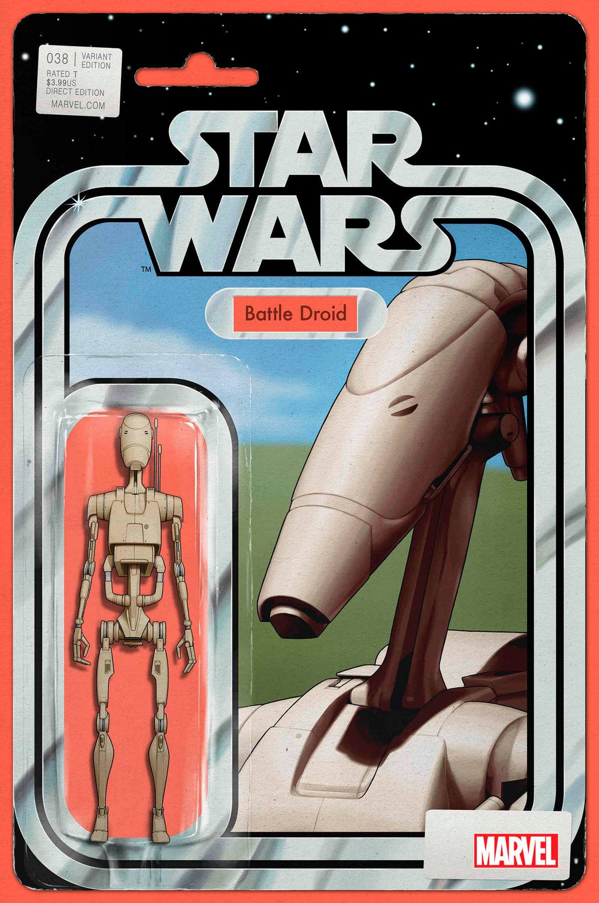 STAR WARS #38 JOHN TYLER CHRISTOPHER ACTION FIGURE VAR - Comicbookeroo