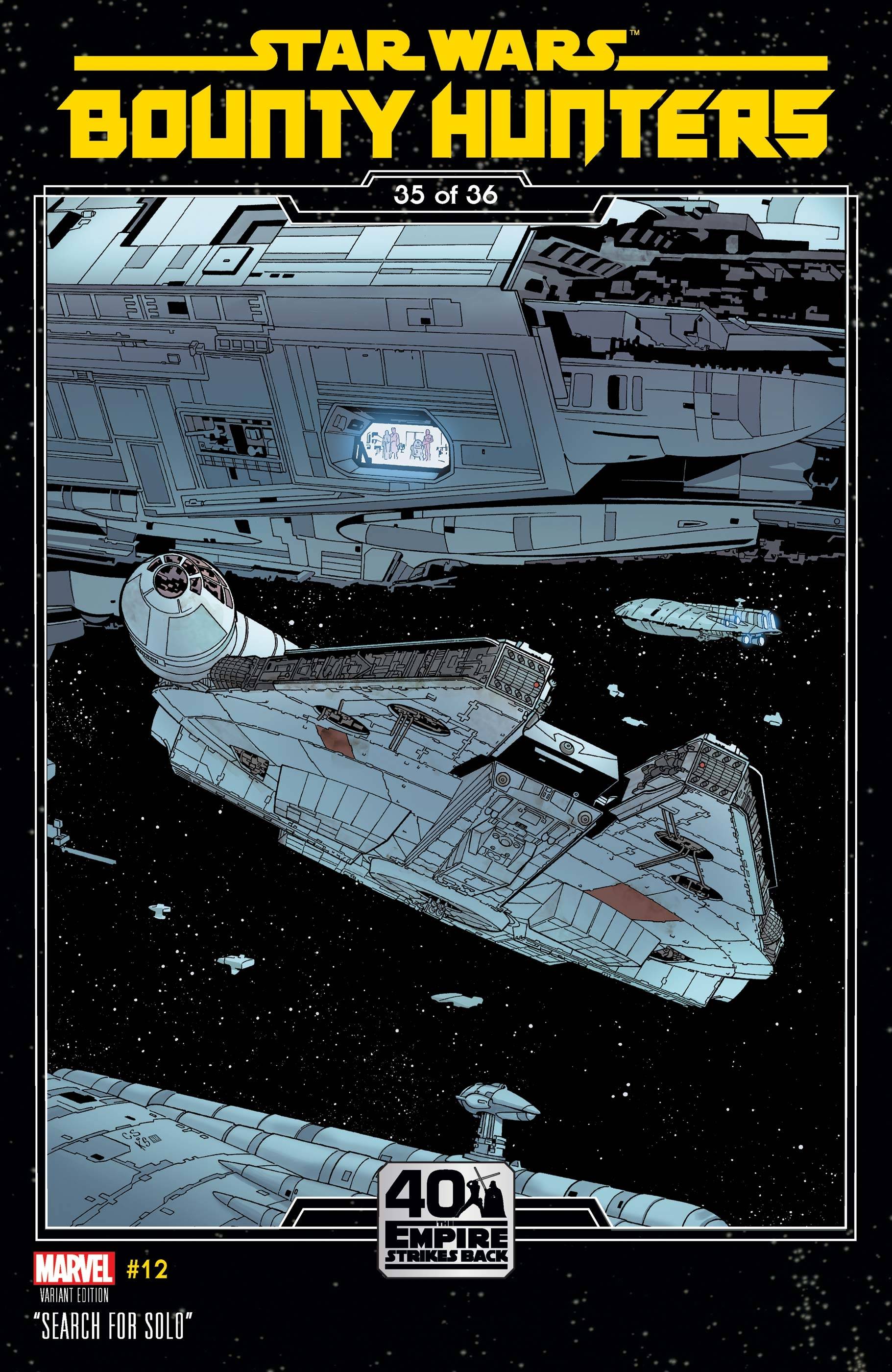 STAR WARS BOUNTY HUNTERS #12 SPROUSE EMPIRE STRIKES BACK VAR - Comicbookeroo