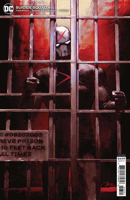 SUICIDE SQUAD #4 CVR B GERALD PAREL CARD STOCK VAR - Comicbookeroo