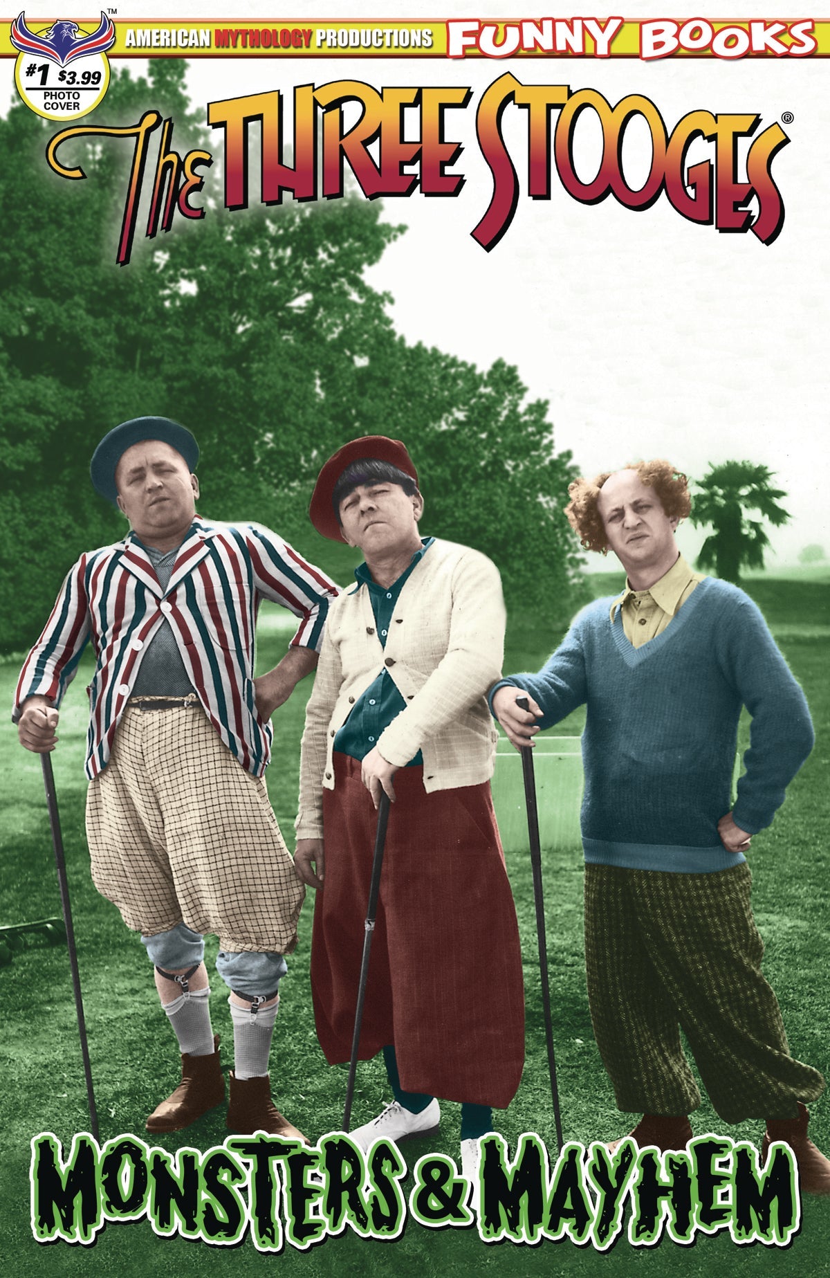 THE THREE STOOGES MONSTERS & MAYHEM #1 - Comicbookeroo