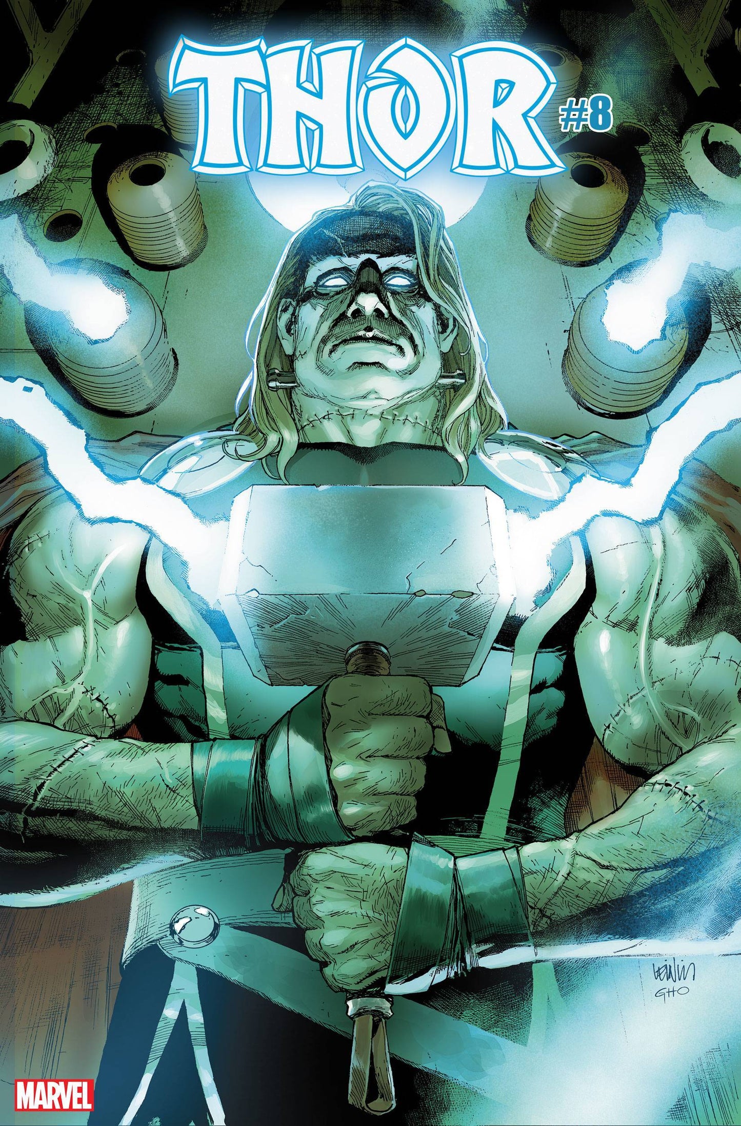 THOR #8 FRANKENSTEINS THOR HORROR VAR - Comicbookeroo