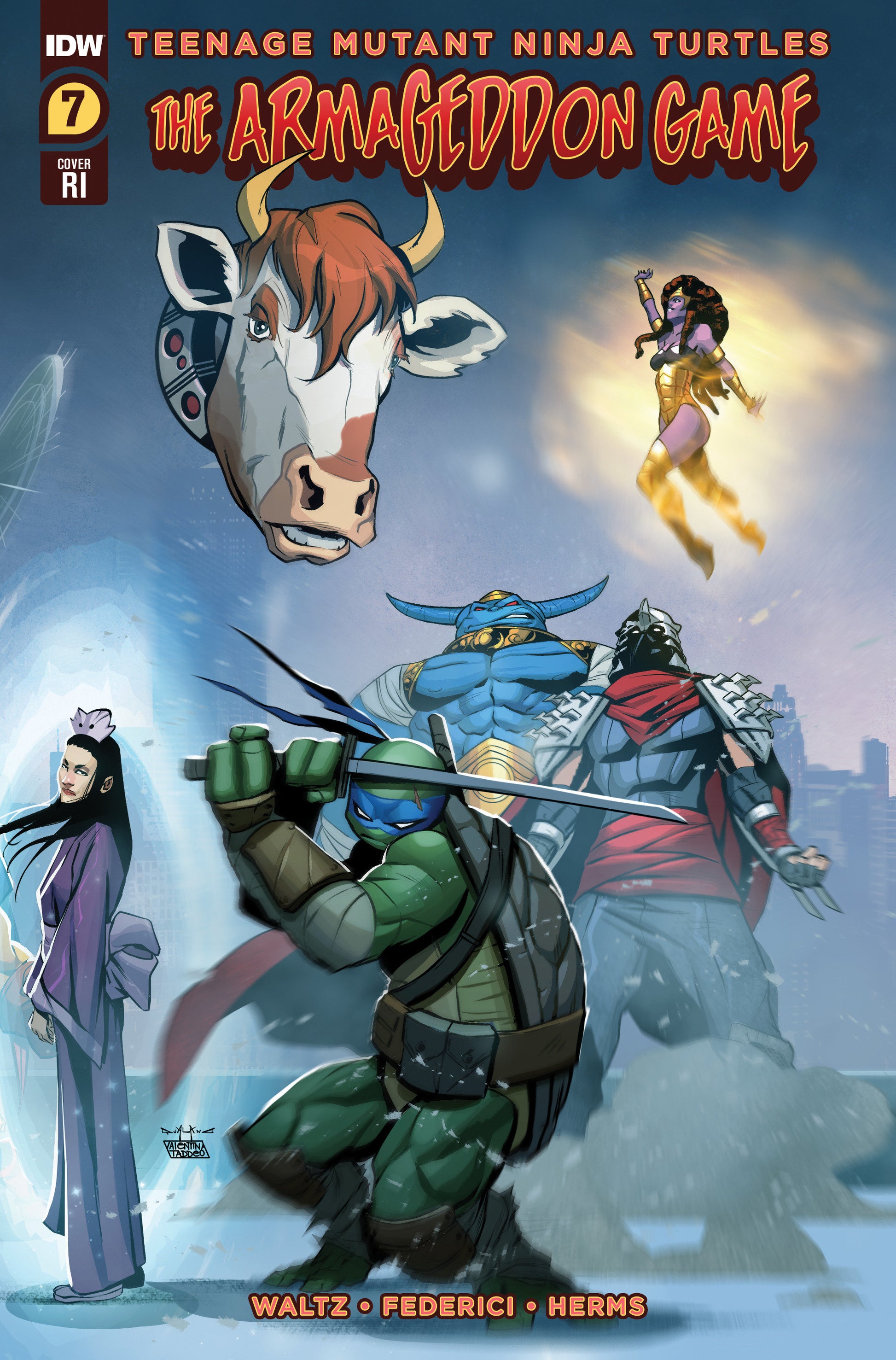 TMNT ARMAGEDDON GAME #7 CVR D 1:10 INCV QUALANO - Comicbookeroo