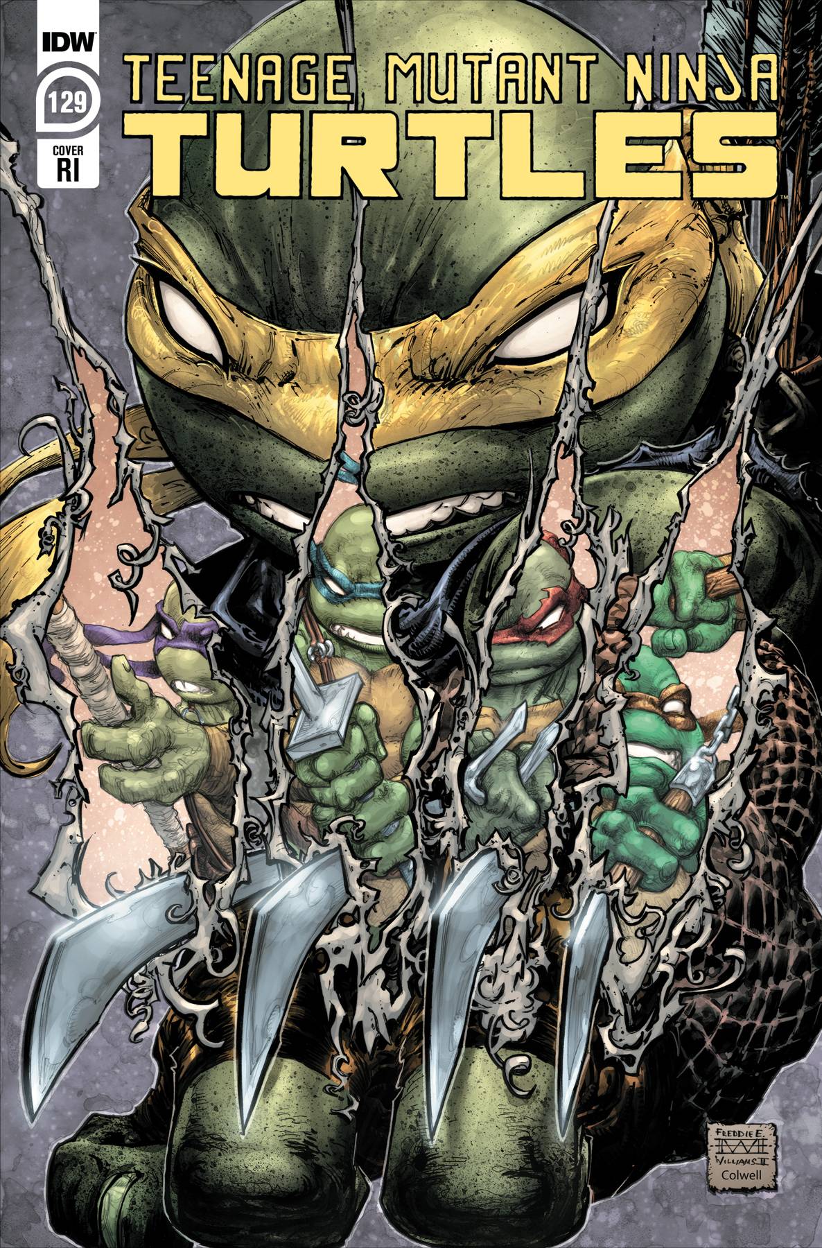 TMNT ONGOING #129 CVR C 1:10 INCV WILLIAMS - Comicbookeroo