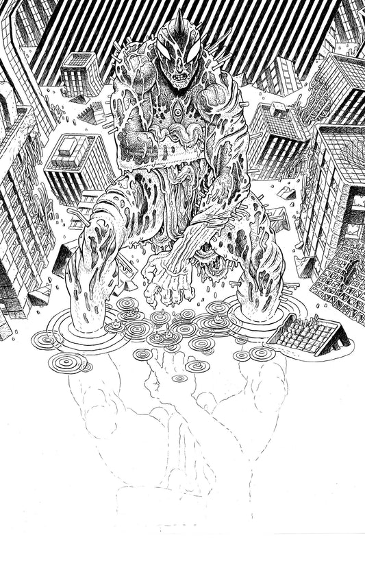 ULTRAMEGA BY JAMES HARREN #2 CVR C 1:5 INCV B&W VIRGIN (M - Comicbookeroo