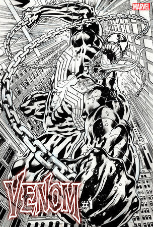 VENOM #1 2ND PTG HITCH SKETCH VAR 1:25 INCV - Comicbookeroo
