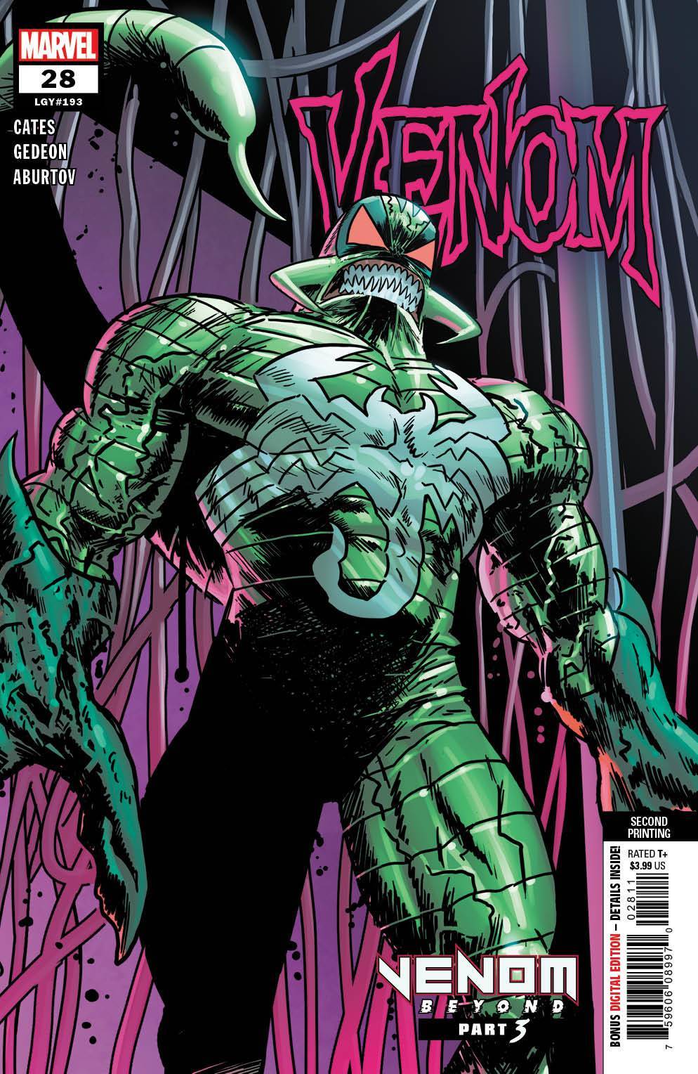 VENOM (2018) #28 2ND PTG GEDEON VAR - Comicbookeroo