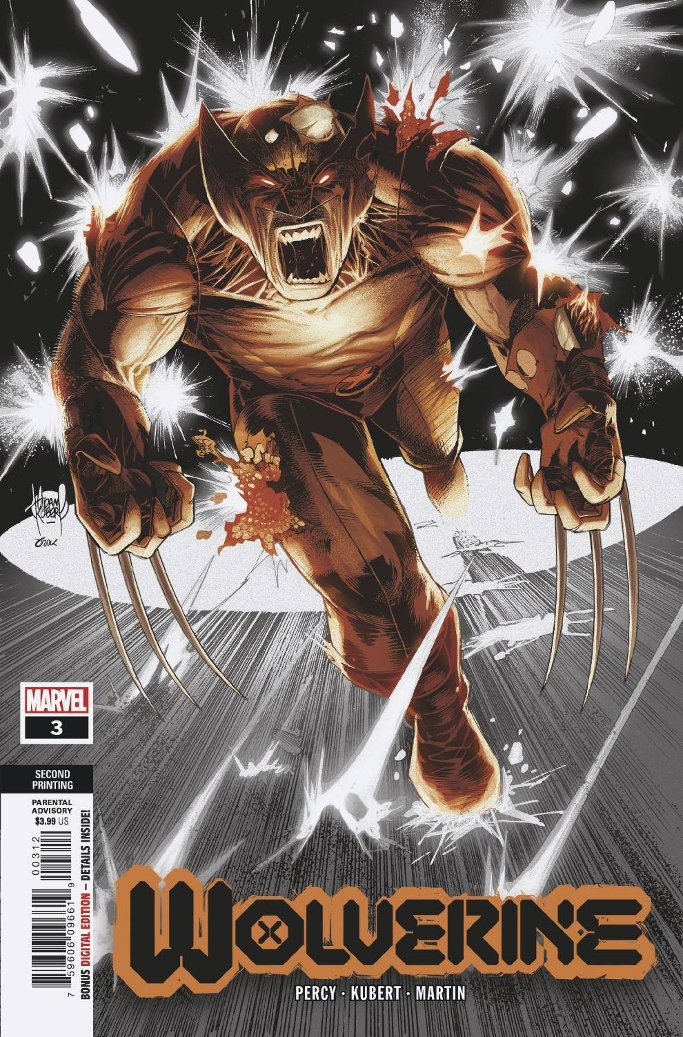 WOLVERINE (2020) #3 2ND PTG VAR DX - Comicbookeroo