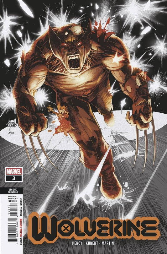 WOLVERINE (2020) #3 2ND PTG VAR DX - Comicbookeroo