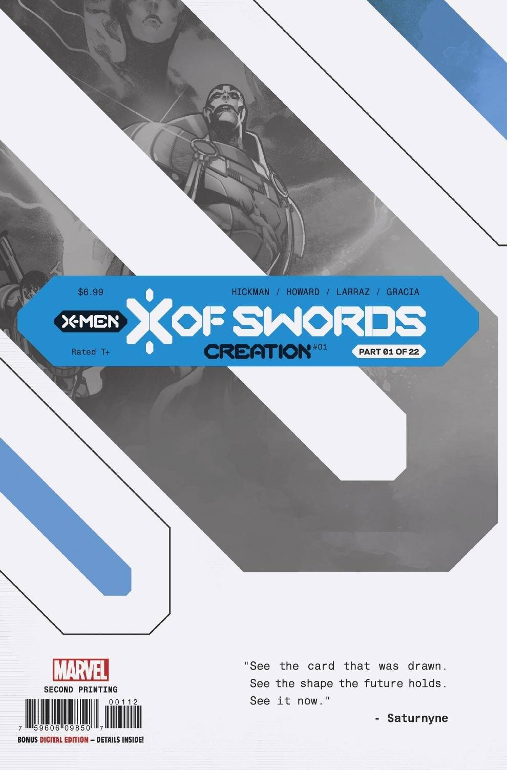 X OF SWORDS CREATION #1 2ND PTG LARRAZ VAR - Comicbookeroo
